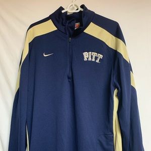 Nike dry fit University of Pittsburgh 3/4 zip